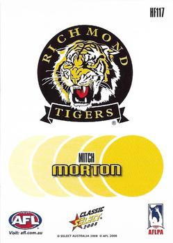 2008 Select AFL Classic - Holographic Foils #HF117 Mitch Morton Back
